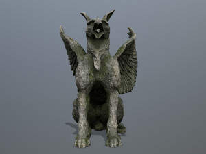 Statue Creature 3D मॉडल