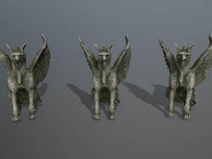 Statue Creature 3D मॉडल