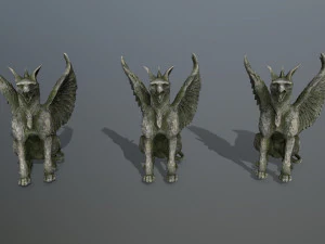 Statue Creature 3D Model