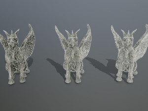 Statue Creature 3D मॉडल