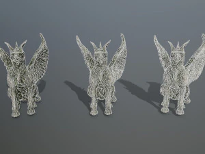 Statue Creature 3D Model