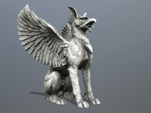 Statue Creature Modello 3D