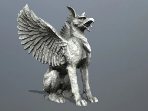 Statue Creature 3D Model