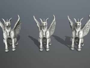 Statue Creature Modello 3D
