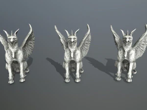 Statue Creature 3D Model