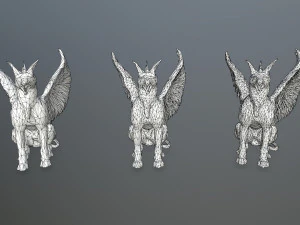 Statue Creature 3D Model