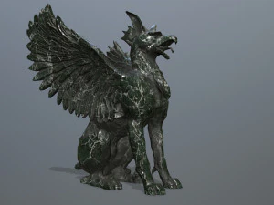 Statue Creature 3D Model