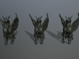Statue Creature 3D मॉडल