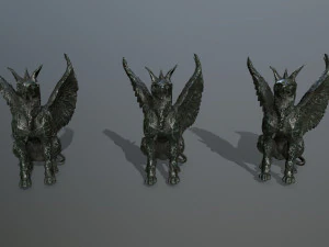 Statue Creature 3D Model