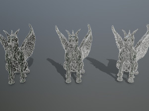 Statue Creature 3D मॉडल