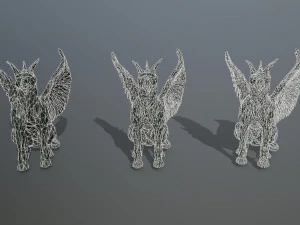 Statue Creature 3D Model