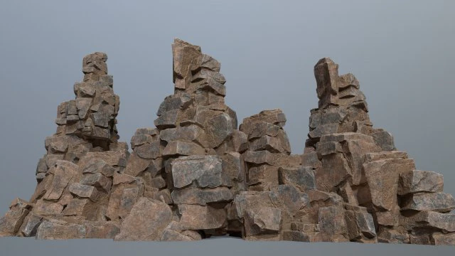 Rocks 3D Model .c4d .max .obj .3ds .fbx .stl .blend 