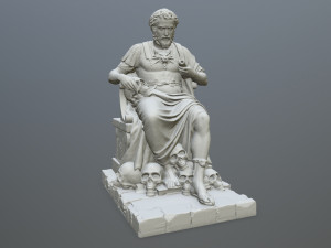 Man Statue 3D Print Model