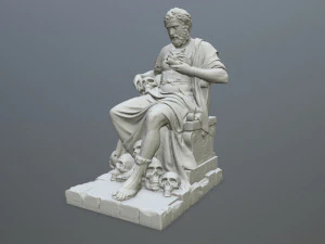 Man Statue 3D Print Model