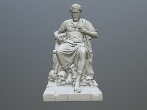 Man Statue Modello di stampa 3D