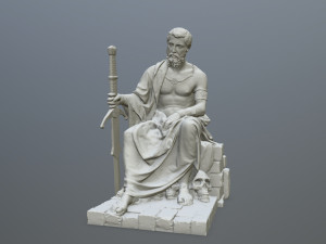 Man Statue 3D Print Model