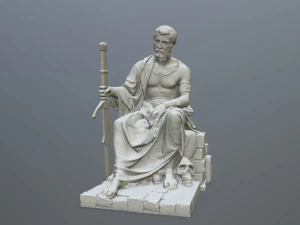 Adam Heykeli 3D Baskı Modeli