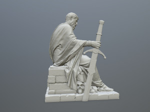 Man Statue 3D 프린트 모델