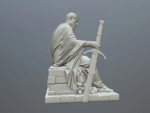 Man Statue 3D Print Model