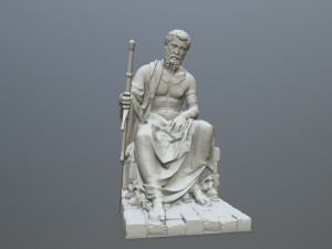 Man Statue 3D 프린트 모델