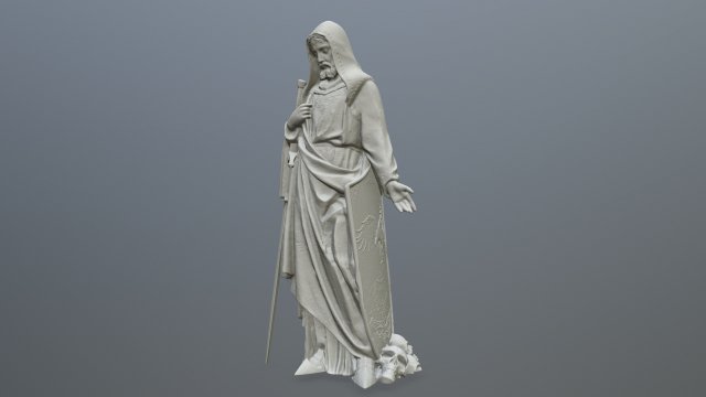 Man Statue 3Dプリントモデル .c4d .max .obj .3ds .fbx .stl .blend