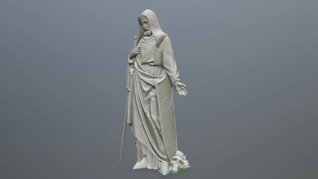 Man Statue 3D Print Model .c4d .max .obj .3ds .fbx .stl .blend 