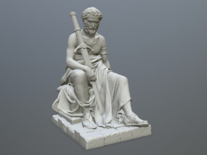 Man Statue 3D-printmodel