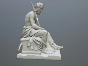 Man Statue 3D Print Model