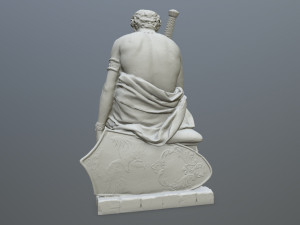 Man Statue 3D-printmodel