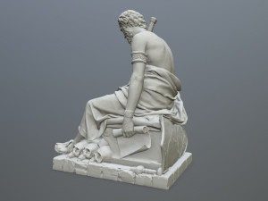 Man Statue 3D-printmodel