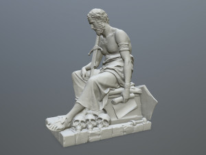 Man Statue 3D-printmodel