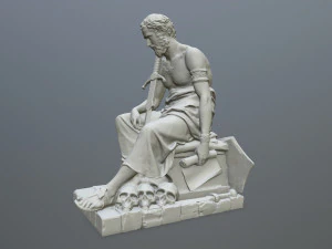 Man Statue 3D Print Model