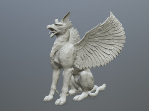 Statue Creature 3D Print Model