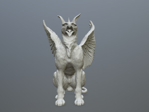 Statue Creature 3D Baskı Modeli