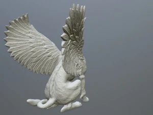 Statue Creature 3D Print Model