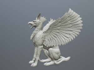 Statue Creature 3D Baskı Modeli