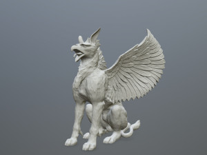 Statue Creature 3D Baskı Modeli