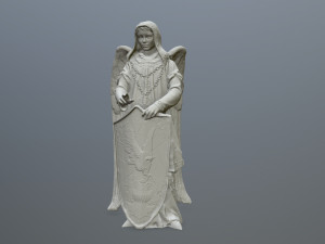 Woman Angel 1 3D Print Model