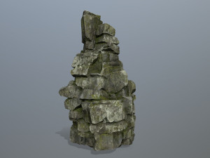 Cliff rocks 3D 모델