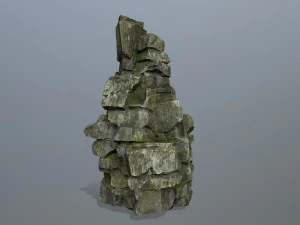 Cliff rocks 3D Model