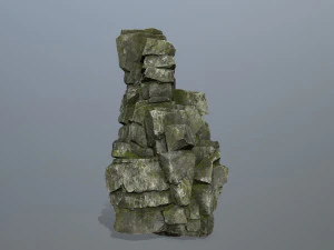 Cliff rocks 3D Model