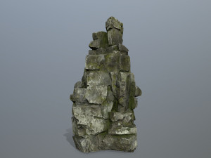 Cliff rocks 3D 모델