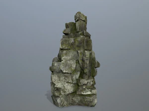 Cliff rocks 3D Model
