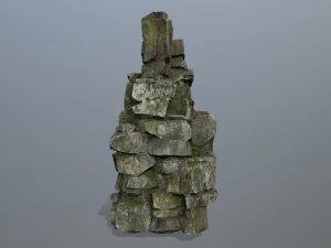 Cliff rocks 3D Model