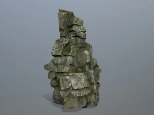 Cliff rocks 3D Model