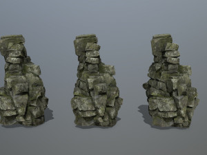 Cliff rocks 3D 모델