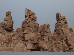 Desert rocks 3D मॉडल