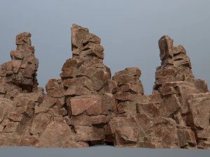 Rocce del deserto Modello 3D