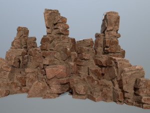 Desert rocks 3D Model