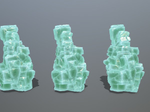 Ice rocks Modello 3D